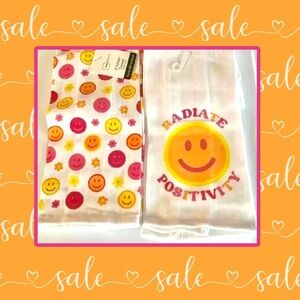 🌼🆕🌼 Mainstays Smiley Faces Radiate Positivity, Kitchen Towel Set of 2
